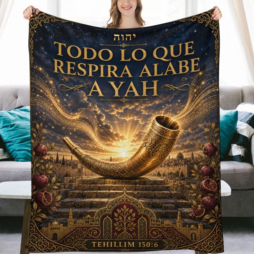 Manta Todo lo que Respira Alabe a Yah – Tehillim 150:6 – 60×80
