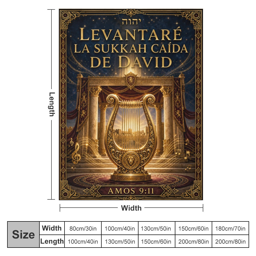 Manta Levantaré la Sukkah Caída de David – Amos 9:11 – 60×80